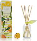 LOVSPA Reed Diffuser Set, Sunshine & Lemons Scented Oil Diffuser with Sticks, Home Fragrance Accessories for Bathroom Shelf Decor, Aroma Diffusers for Home or Office Desk, USA Made-Ruum Studio Home