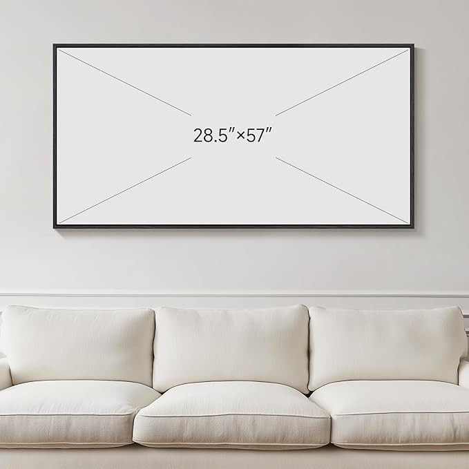 Framed Extra Large Blue Abstract Wall Art for Living Room, Modern Canvas Prints Painting Artwork for Walls, Minimalist Abstract Pictures for Living Room Dining Room Bedroom Office Wall Decor 30x60 In-Ruum Studio Home