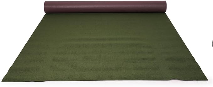 Marine Carpet,5 FT x 20 FT Olive Green Indoor Outdoor Carpet 0.2" Thick with Water-Proof TPE Backing, Non-Slide for Home, Patio, Porch, Deck-Ruum Studio Home