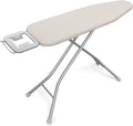 Yaheetech Foldable Ironing Board, Heavy Duty Iron Board with 9 Adjustable Heights, 4 Layer Cover and Safety Iron Rest, 52X14 Compact and Space Save Iron Board for Home Laundry Room Use, Beige-Ruum Studio Home
