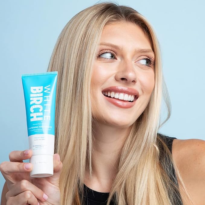 White Birch Activated Charcoal Toothpaste - Professional Teeth Whitening - Natural, No Fluoride Oral Care-Ruum Studio Home