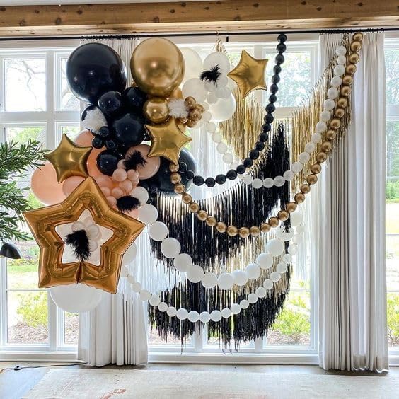 White and Gold Quick Link Balloons, 100PCS 6 Inch Small Baby Pink Linking Balloons for Making Balloon Wall Heart Arch Tails Balloon for Girls Wedding Birthday Baby Shower Engagement Party Decorations-Ruum Studio Home