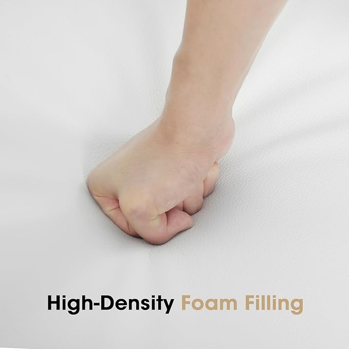 360° Swivel Leather Accent Chair, Modern Barrel Club Chair with Leather Upholstery and Sturdy Base, Comfortable Armchair for Living Room, Bedroom, Reading Nook, White-Ruum Studio Home