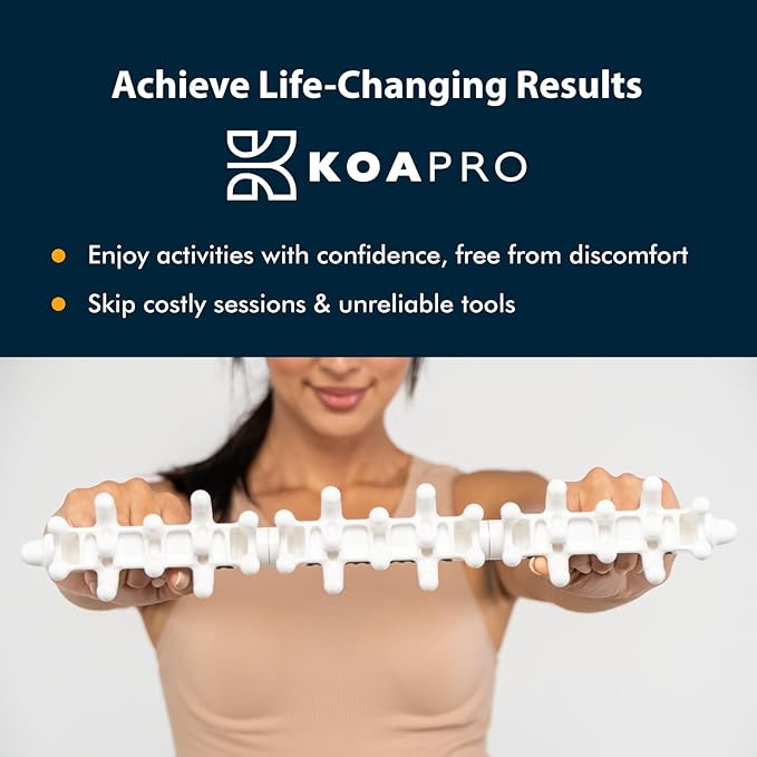 KOAPRO Whole Body Massage Tool - Myofascial Release Tool, Manual Trigger Point and Deep Tissue Massager, Holistic Fascia Health for Cellulite Massage on Legs, Back, and More - Full Body Massage Stick-Ruum Studio Home