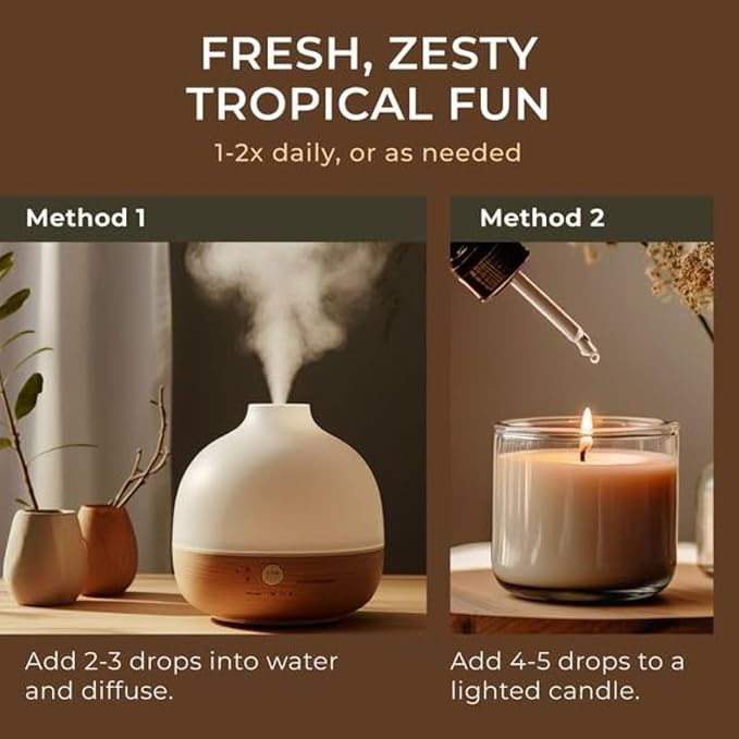 Gya Labs Lemongrass Essential Oil for Diffuser - 0.34 Fl Oz - 100% Pure Natural - Lemongrass Oil for Hair, Skin, Herbaceous, Candle Making Scent-Ruum Studio Home