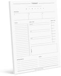 Bliss Collections Daily Planning Pad, To Do List Notebook - Undated Tear-Off Sheets Notepad - Work Calendar, Organizer, Scheduler for Goals, Tasks - Minimalist, 8.5" x 11", 50 Sheets-Ruum Studio Home