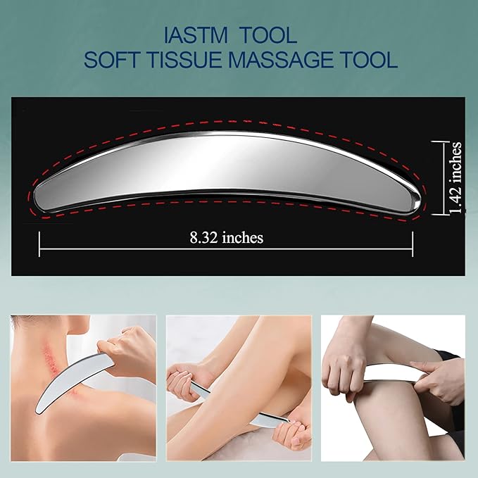 BYYDDIY (SBC Muscle Scraper Tools Set,Stainless Steel Scraping Massage Tools-Ruum Studio Home