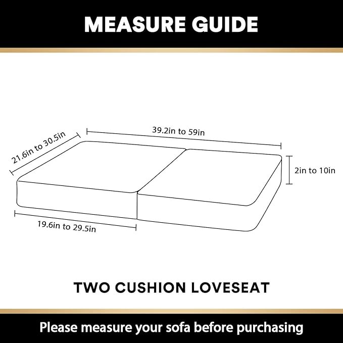 PrinceDeco Velvet Stretch Couch Cushion Cover Soft Cushion Slipcover for Chair Loveseat Sofa Furniture Protector Seat Cushion Sofa Cover (Each Width Up to 29.5", Stone Blue)-Ruum Studio Home