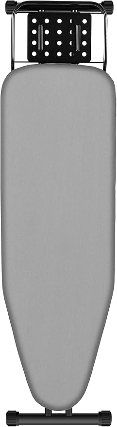 Ironing Board,13" X 43" W/with Iron Rest | Full Metal Construction| Height Adjustable | Heat & Scorch Resistant Fabric | Heavy Duty| Easy to Fold | Anti-Skid Feet |Grey-Ruum Studio Home