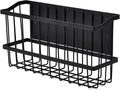 Magnetic Storage Basket, Black Magnetic Towel Basket with Strong Magnet for Kitchen Laundry Room Office School Organization and Home Dryer Ball Storage, 11.02"x3.15"x5.91"-Ruum Studio Home