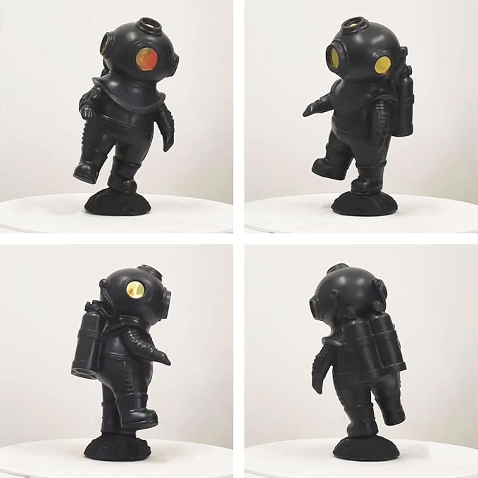 HAUCOZE Diver Figurine Decor Modern Statue Sculpture Table Centerpiece Polyresin 7.5 inch-Ruum Studio Home
