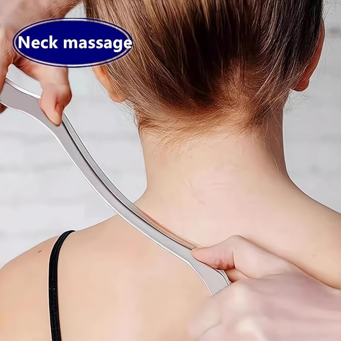 Gua Sha Massage Tools,Fascia Blaster Lymphatic Drainage Massager Stick, Cellulite Massager Muscle Roller Scraper Tool (Medium)-Ruum Studio Home