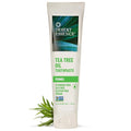 Desert Essence Tea Tree Oil & Fennel Toothpaste, 6.25 oz - Fluoride Free, Gluten Free, Vegan, Non-GMO - Oral Care with Baking Soda & Sea Salt for Healthy Teeth & Gums, Fresh Breath-Ruum Studio Home