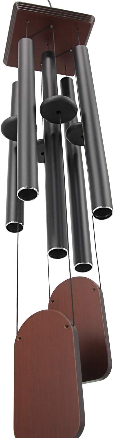 ASTARIN Large Wind Chimes Outdoor 48 Inch Sympathy Wind Chime with 5 Heavy Aluminum Tubes Tuned Soothing Melody, Memorial Wind Chimes for Outside Decoration (Patio, Garden, Yard)-Ruum Studio Home