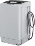 Euhomy 1.59 Cu.Ft. Portable Washing Machine, 11 LBS Capacity, 8 Functions, 8 Water Levels,Full Size Washing Machine with Drain Pump and LED Display for Apartments, RVs, Homes, Gray-Ruum Studio Home