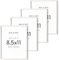 HAUS AND HUES Standalone White Oak Frame Set of 4-8.5x11-Ruum Studio Home