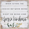 Simply Said, INC Perfect Pallet Petites 8" x 8" x 1" Rustic Wood Sign - Choose Kindness-Ruum Studio Home