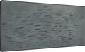 SIGNWIN 24"x46" Extra Large Framed Wall Art Gray School of Fish Minimalist Ocean-Inspired Marine Life Illustration for Home Living Room Bedroom Decor (Frame Assembly Required)-Ruum Studio Home