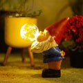 Garden Gnomes Outdoor with LED Solar Light - 11’’Spring Gnomes Decorations for Home/Yard/Patio with Lantern - Solar Garden Statues (Bubble Gnome)-Ruum Studio Home