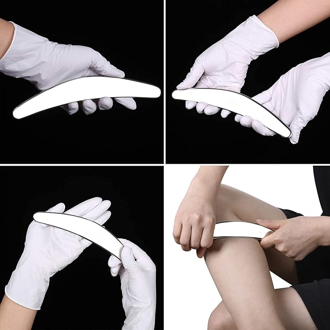 Professional Stainless Steel Muscle Scraper Tools Set,IASTM Massage Scraping Tools for Muscle Treatment(6pcs)-Ruum Studio Home