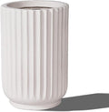 Classic Roman Column Style Planter | 20" Tall | Black & White Options | Ideal for Entrance & Living Room Corner | Durable Fiberglass Composite-Ruum Studio Home