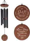 ASTARIN Personalized Wind Chimes Outdoor Deep Tone,35'' Customized Memorial WindChimes for Loss of Loved One,Melody Wind Chime Unique as Sympathy Gift,Home Décor for Garden-Ruum Studio Home
