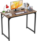 PayLessHere 32/39/47 inch Computer Desk Study Writing Table, Adjustable feet, Modern Furniture for Home Office (1, Vintage, 39 inch)-Ruum Studio Home