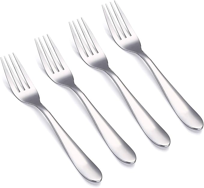 VANRA 4-Piece Children Forks Set Stainless Steel Kids Dinner Forks Child Silver Cutlery Set 5.7-inch (4 forks)-Ruum Studio Home