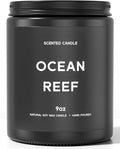 Ocean Reef Candle, 9oz Scented Candle for Men, Scented Candles for Home, Gifts for Men, Personalized Blessing Minimalist Men's Gifts-Ruum Studio Home