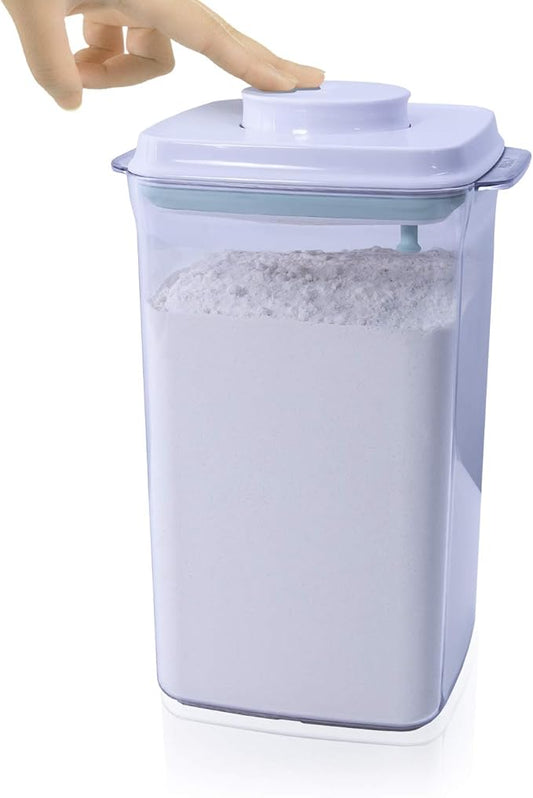 BopTop (1pc - 5lb Flour) Airtight Food Storage Container – Mechanical Silicone Seal Canister - BPA-Free - 4.2Qt-Ruum Studio Home