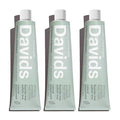 Davids Fluoride Free Toothpaste, Teeth Whitening, Antiplaque, SLS (Sulfate) Free, Promotes Enamel Health, Mouth & Gum Detox, EWG Verified, Natural Peppermint, 5.25oz (3 Pack)-Ruum Studio Home