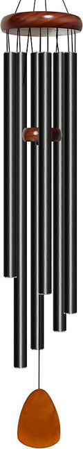 Wind Chimes for Outside Deep Tone, 50 inch Large Wind Chimes, 6 Heavy Duty Tubes Aluminium Metal Extra Large Wind Chime, Decoration for Garden, Patio, Yard, Gift for Mother's Day(Waterdrop)-Ruum Studio Home