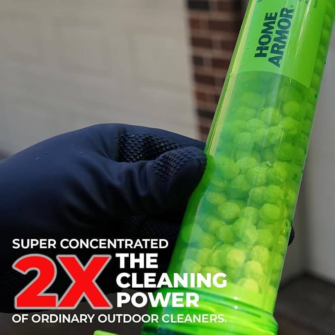 Home Armor Refill Cleaning Cartridge, 2 Pack, For Use with the Power Clean Wand, 2X Cleaning Power of Ordinary Outdoor Cleaners, Single Use Cartridge-Ruum Studio Home