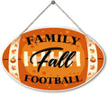 Autumn Wooden Signs, Rustic Thanksgiving Decoration, Home Interior And Exterior Decor, Autumn Harvest Thanksgiving Home Decor (Football), Housewarming Gift-Ruum Studio Home