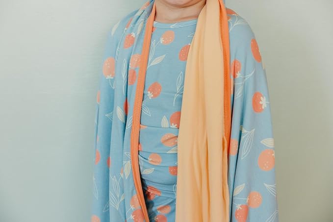 Copper Pearl Jumbo 3-Layer Baby Blanket: Soft Baby Quilts for Boys and Girls | Breathable, Cozy, Toddler Blanket | Baby Quilt for Newborns | 46x46 Premium Polyester/Rayon | Clementine-Ruum Studio Home