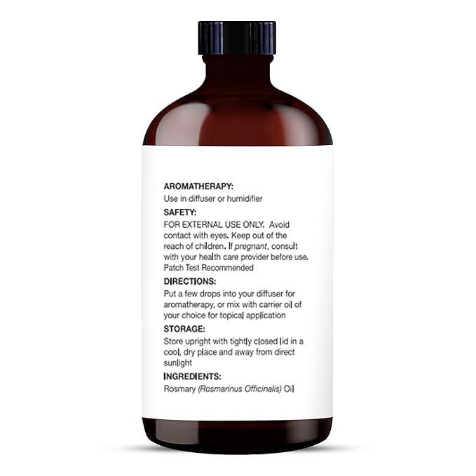 Majestic Pure Rosemary Essential Oil with Glass Dropper - Huge 4 Fl Oz - 100% Pure and Natural Rosemary Oil - Premium Grade Essential Oils for Diffuser, Aromatherapy, Soap and Candle Making-Ruum Studio Home