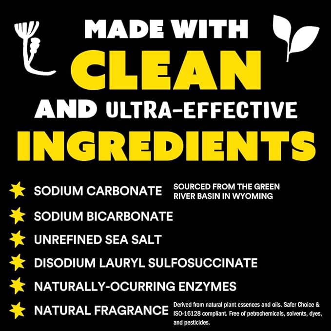 Molly's Suds Super Powder Detergent | Extra Strength Laundry Soap, Stain Fighting | Sensitive Skin | Simple, Effective Ingredients | Ocean Mist, 120 Loads Total (2 Pack)-Ruum Studio Home
