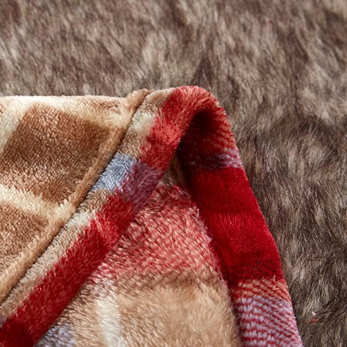 MERRYLIFE Throw Blanket Plaid| Ultra-Plush Soft Colorful | Decorative Couch Travel Love Urban Throw Blanket(40" 50", Love Urban)-Ruum Studio Home