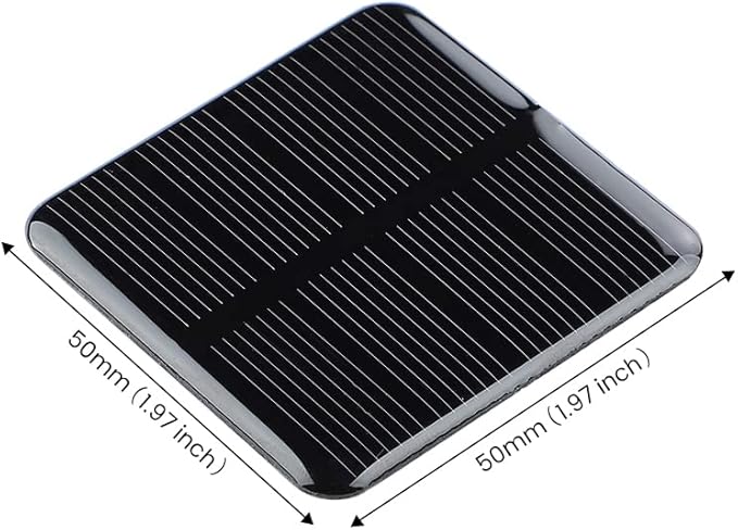 SUNYIMA 10pcs Mini Monocrystalline Solar Cells Solar System Kit 50mm X 50mm/1.96" X 1.96" 2V 160MA for DIY Charge Solar Panels-Ruum Studio Home