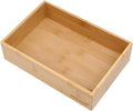 Bamboo Drawer Organizer - Kitchen Utensil Organizer Silverware Tray Cutlery Holder，Office Desk Supplies and Accessories (8.9x5.9x2.6 inch)-Ruum Studio Home