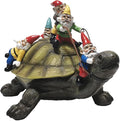 Sunthus Garden Gnome Turtle Statues Yard Art Resin Figurine Decorations Outdoor Garden Décor-Ruum Studio Home