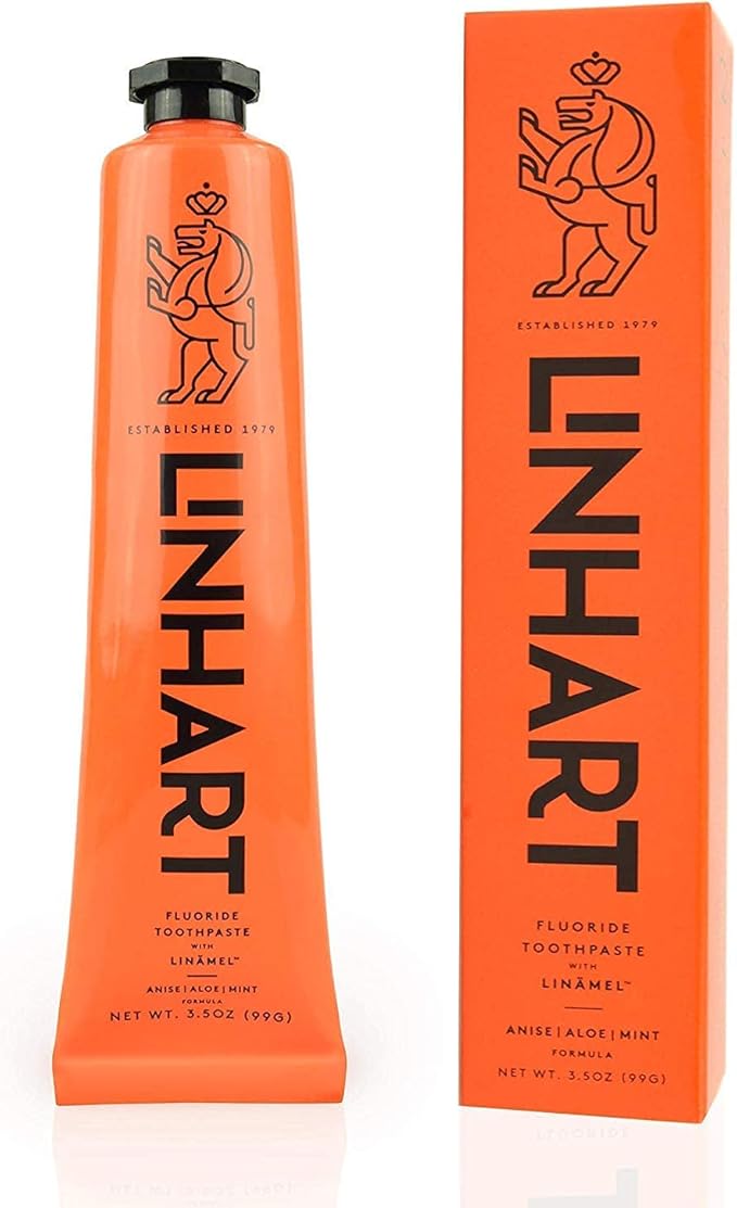 LINHART Whitening Toothpaste – Teeth Whitening, Enamel Strengthening Natural and Organic Toothpaste with Mint Flavor (3.5 oz)-Ruum Studio Home