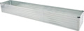 12x2x1.5ft Galvanized Raised Garden Bed,Outdoor Planter Box Metal Patio Kit Planting Bed for Vegetables Flowers Herb,Silver-Ruum Studio Home