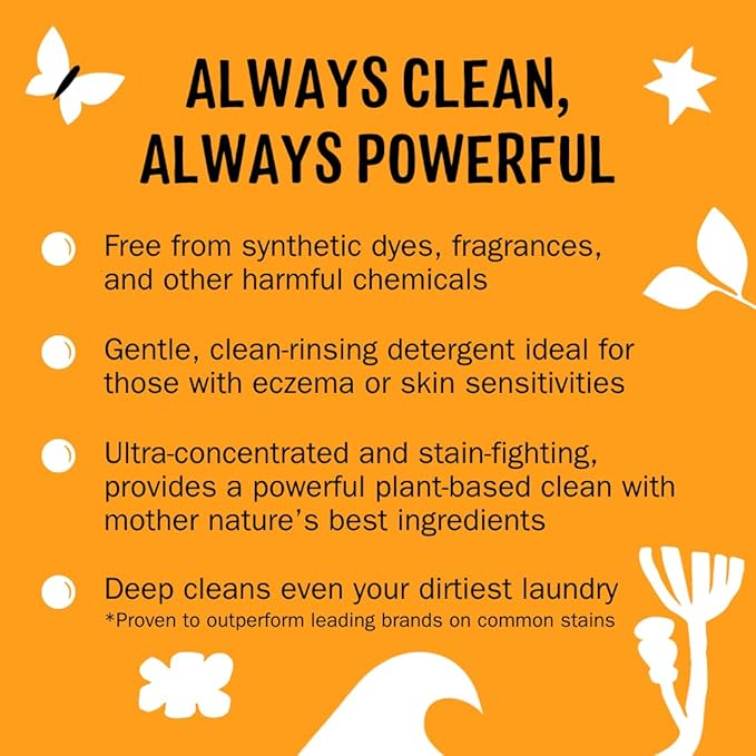 Molly's Suds Original Laundry Detergent Powder | Clean Laundry Detergent Powder for Sensitive Skin | Simple, Effective Ingredients, Stain Fighting | 240 Loads (Citrus Grove)-Ruum Studio Home