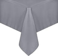 sancua Rectangle Tablecloth - 90 x 132 Inch - Water Resistant Spill Proof Washable Polyester Table Cloth, Decorative Fabric Table Cover for Dining Tables, Buffet Parties and Camping, Light Grey-Ruum Studio Home