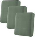 H.VERSAILTEX Super Stretch Individual Seat Sofa Covers Couch Cushion Covers Slipcover Sets Thick Jacquard Textured Twill Fabric (3 Piece, Loden Frost)-Ruum Studio Home