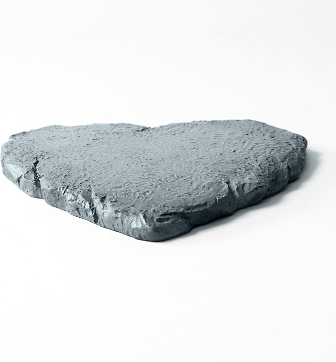 Let's Make Memories Personalized Garden Stone - Resin - Custom Garden Décor - Heart Stepping Stone - for Dad - for Father's Day-Ruum Studio Home
