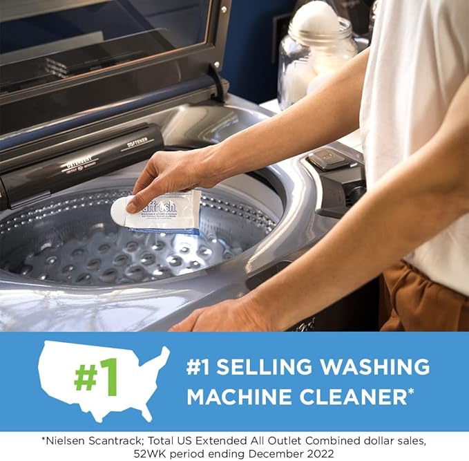 Affresh Washing Machine Cleaner, Cleans Front Load and Top Load Washers, Including HE, 6 Tablets-Ruum Studio Home
