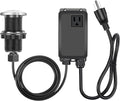 Garbage Disposal Air Switch Kit, Garbage Disposal Button, Sink Top Waste Disposer On/Off Switch, UL Listed Air Switch Compatible with All Garbage Disposals (Brushed Stainless Steel）-Ruum Studio Home