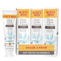 Burt's Bees Toothpaste, Natural Flavor, Fluoride Toothpaste Deep Clean + Whitening, Mountain Mint, 4.7 oz each , (Pack of 3)-Ruum Studio Home